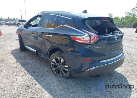 2017 Nissan Murano Sl from USA, damaged, VIN 5N1AZ2MH7HN130454